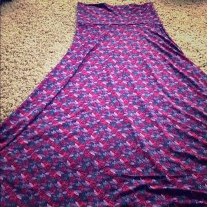 Lularoe Maxi skirt EUC